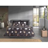 Heckettlane - Avrem - Dekbedovertrek - Multi - Eenpersoons - Flanel - 140x200-220cm