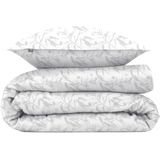Zohome - Fiori-di-Satinado - Dekbedovertrek - Wit - 100% Katoen-Satijn