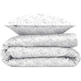 Zohome - Fiori-di-Satinado - Dekbedovertrek - Wit - 100% Katoen-Satijn