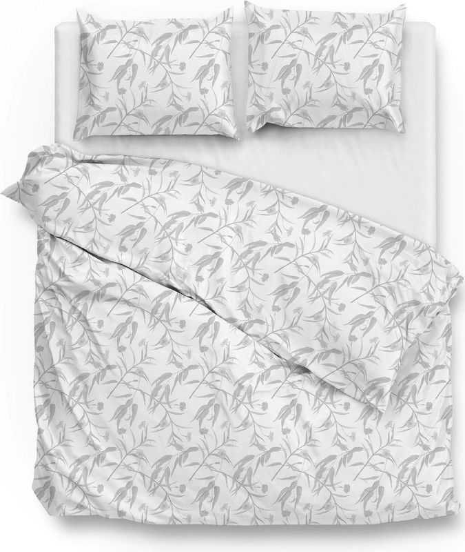 Zohome - Fiori-di-Satinado - Dekbedovertrek - Wit - 100% Katoen-Satijn