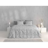 Zohome - Fiori-di-Satinado - Dekbedovertrek - Grijs - 100% Katoen-Satijn