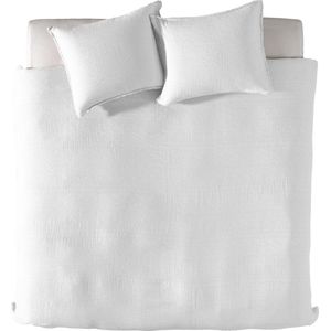 Dekbedovertrek Yellow Garza - Bright White