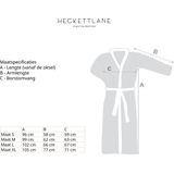 Heckettlane - Wafel Badjas - Wit - Ochtendjas van Katoen - Geschikt voor de Sauna