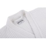 Heckettlane - Wafel Badjas - Wit - Ochtendjas van Katoen - Geschikt voor de Sauna