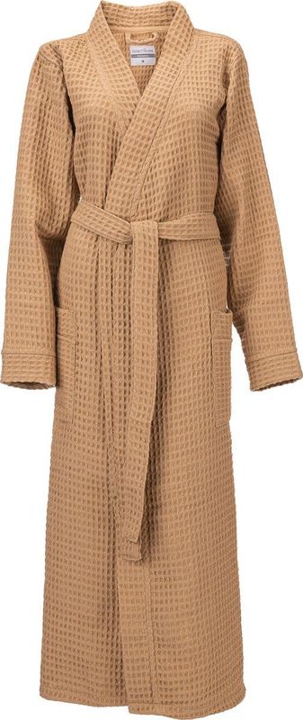 Heckettlane Badjas Wafel - Kamerjas - Taupe - Katoen