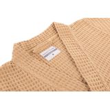 Heckettlane Badjas - Wafel - Kamerjas - Ochtendjas van Katoen - Taupe