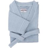 Heckettlane - Wafel - Badjas - Blauw - Geschikt voor de Sauna