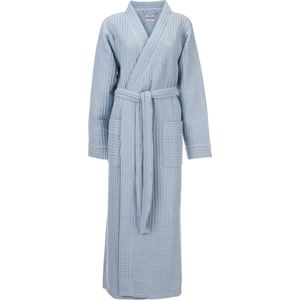 Heckettlane - Wafel - Badjas - Blauw - Geschikt voor de Sauna