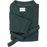 Heckettlane - Wafel Badjas - Groen - Ochtendjas van Katoen - Geschikt voor de Sauna
