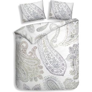 Heckettlane Muelle Dekbedovertrek - Lits-jumeaux - Katoen - 240x200-220cm - Wit