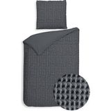 Dekbedovertrek - Wit - Katoen - 1 Persoons