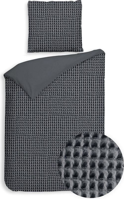 Dekbedovertrek - Wit - Katoen - 1 Persoons