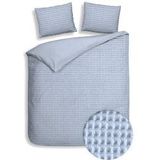 Dekbedovertrek - Grijs - Katoen - 240x220 cm