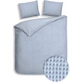 Dekbedovertrek - Grijs - Katoen - 240x220 cm