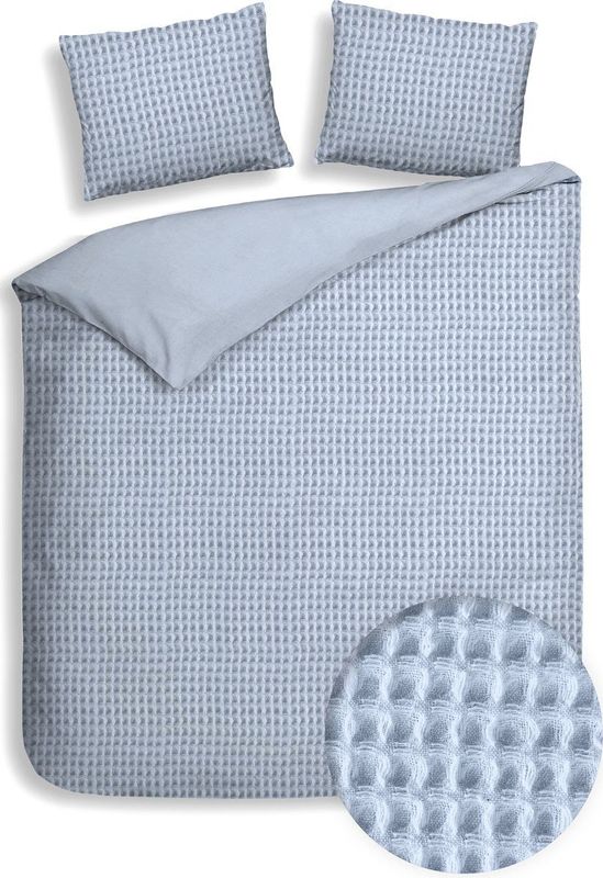 Dekbedovertrek - Grijs - Katoen - 240x220 cm