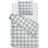 Zohome - Quattro-di-Lino - Dekbedovertrek - Grijs - 100% Katoen