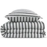 Zohome - Banda-di-Lino - Dekbedovertrek - Grijs - 240x220 - 100% Katoen