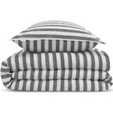 Zohome - Banda-di-Lino - Dekbedovertrek - Grijs - 240x220 - 100% Katoen