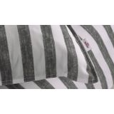 Zohome - Banda-di-Lino - Dekbedovertrek - Grijs - 240x220 - 100% Katoen