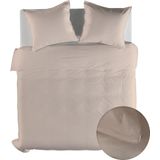 Dekbedovertrek - Wit - Katoen - Eenpersoons