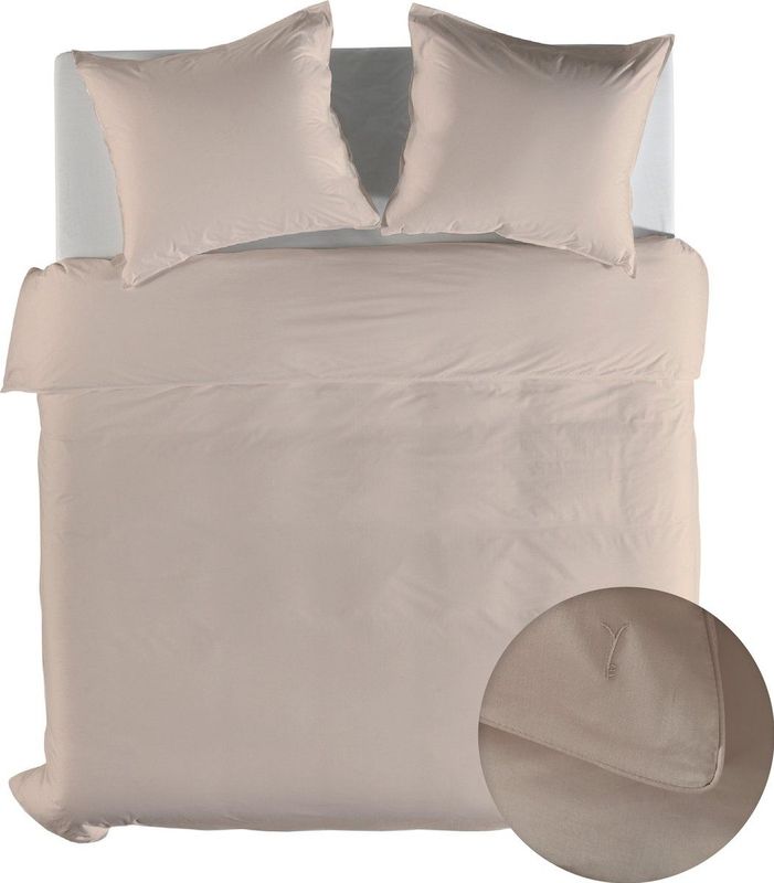 Dekbedovertrek - Wit - Katoen - Eenpersoons