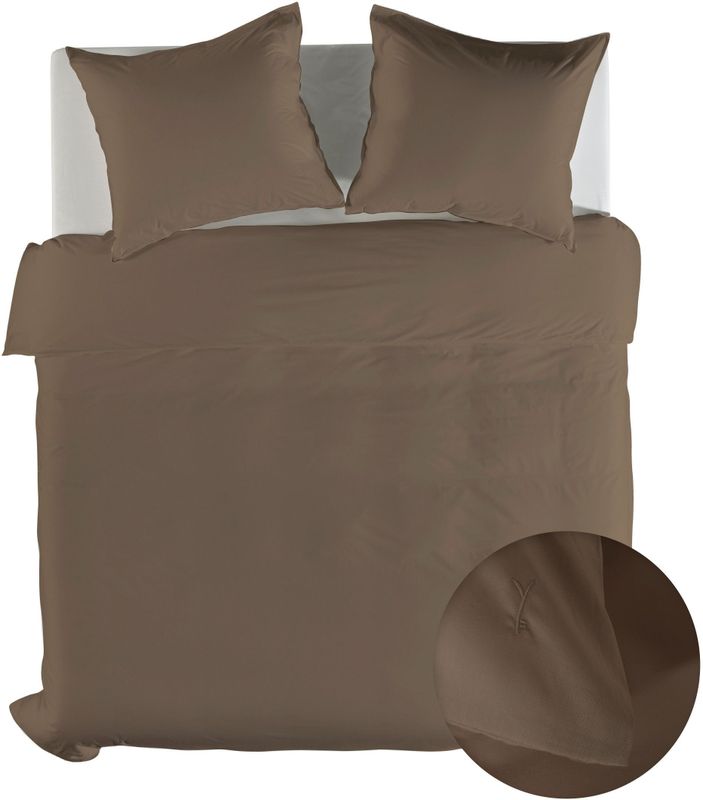 Dekbedovertrek - Grijs - Katoen - Eenpersoons