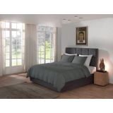 Dekbedovertrek - Grijs - Katoen - 240x220 cm