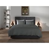 Dekbedovertrek - Grijs - Katoen - 240x220 cm