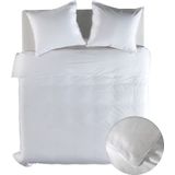 Dekbedovertrek - Grijs - Katoen - Eenpersoons