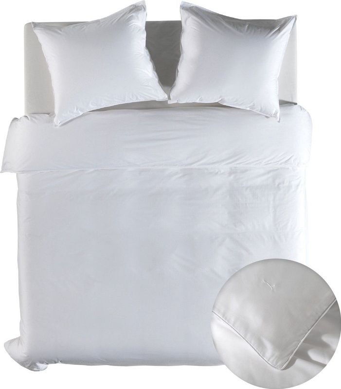 Dekbedovertrek - Grijs - Katoen - Eenpersoons