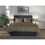 Yellow Suites - Dekbedovertrek - Wit/Blauw/Taupe/Grijs - Lyocell - Effen