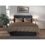 Yellow Suites - Dekbedovertrek - Wit/Blauw/Taupe/Grijs - Lyocell - Effen