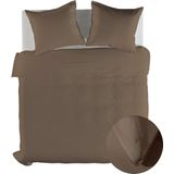 Yellow Suites - Dekbedovertrek - Wit/Blauw/Taupe/Grijs - Lyocell - Effen