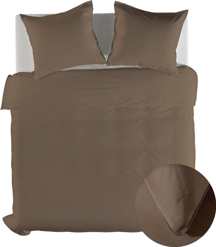 Yellow Suites - Dekbedovertrek - Wit/Blauw/Taupe/Grijs - Lyocell - Effen