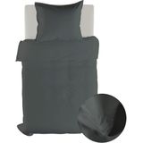 Yellow - Suite New York - Dekbedovertrek - Grijs - 1-persoons 140x200/220cm - 1 sloop