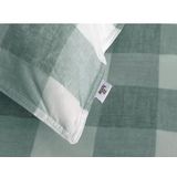 Zohome - Quattro-di-Lino - Dekbedovertrek - Groen - 100% Katoen