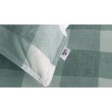 Zohome - Quattro-di-Lino - Dekbedovertrek - Groen - 100% Katoen