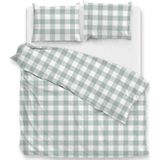 Zohome - Quattro-di-Lino - Dekbedovertrek - Groen - 100% Katoen