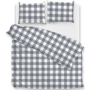 Dekbedovertrek - Katoen - Blauw - 240x220 cm