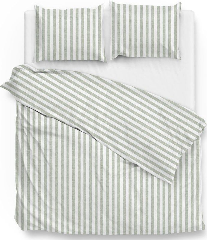 Zohome - Banda-di-Lino - Dekbedovertrek - Groen - 100% Katoen