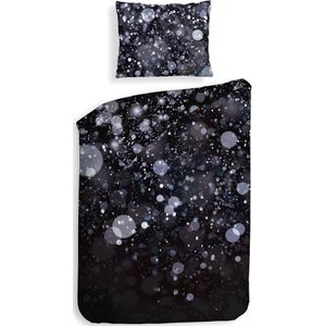 Heckettlane - Gabin - Dekbedovertrek - Zwart - 100% Katoen-Satijn