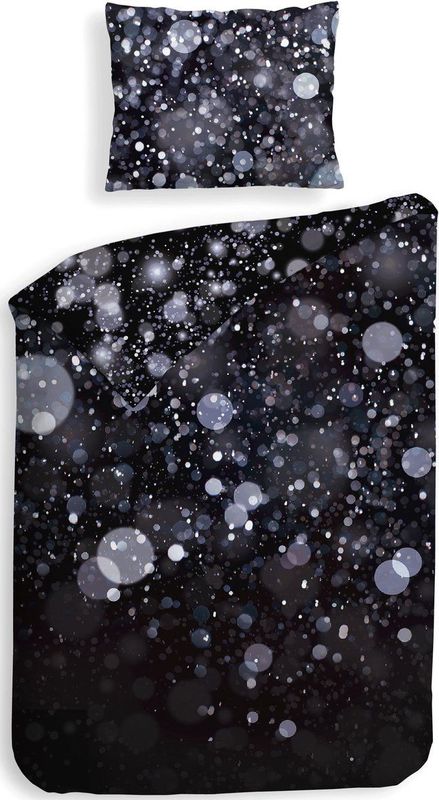 Heckettlane - Gabin - Dekbedovertrek - Zwart - 100% Katoen-Satijn