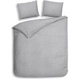 Heckettlane - Franela - Dekbedovertrek - Grijs - 100% Katoen-Flanel