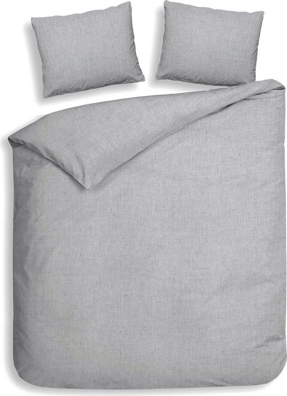 Heckettlane - Franela - Dekbedovertrek - Grijs - 100% Katoen-Flanel