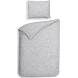 Heckettlane - Alloro - Dekbedovertrek - Grijs - 100% Katoen-Flanel