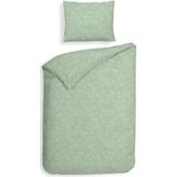 Dekbedovertrek - Wit - Katoen - Enkelzijdig