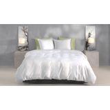 Zohome - Dekbedovertrek - Wit - 100% Katoen-Perkal - 140x220 + 1 Sloop 60/70 cm