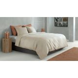 Dekbedovertrek - Grijs - Katoen - 200x220 cm