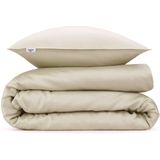 Dekbedovertrek - Grijs - Katoen - 200x220 cm