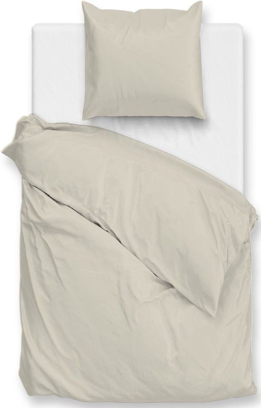 Dekbedovertrek - Grijs - Katoen - 200x220 cm